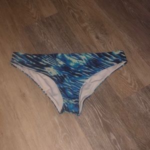 Blue bikini bottom